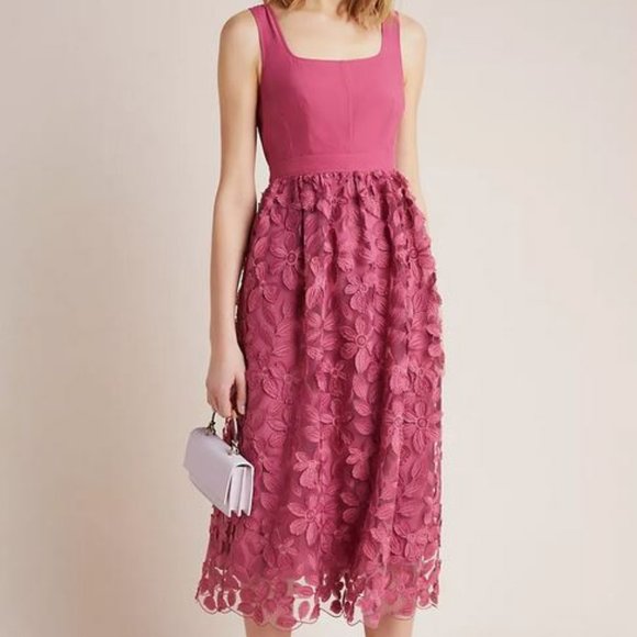NWT Anthropologie Maeve Virginia Midi Dress - Picture 1 of 8
